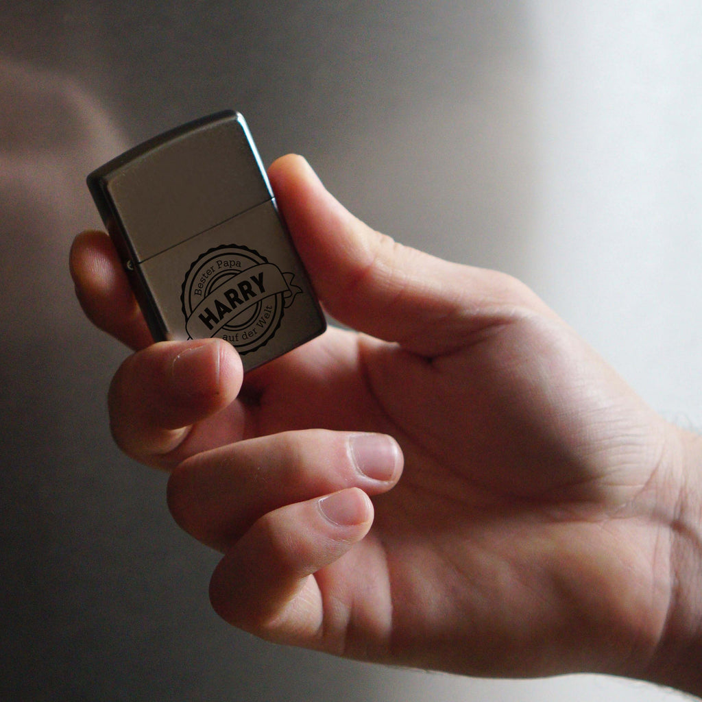 Personalisiertes Zippo Benzinfeuerzeug - Bester Papa - Image 9