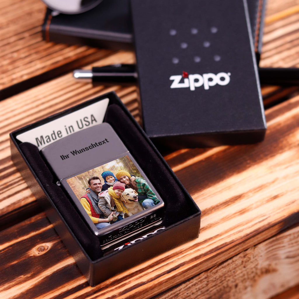 Personalisiertes Zippo Benzinfeuerzeug mit Foto - Farbfoto - Image 5