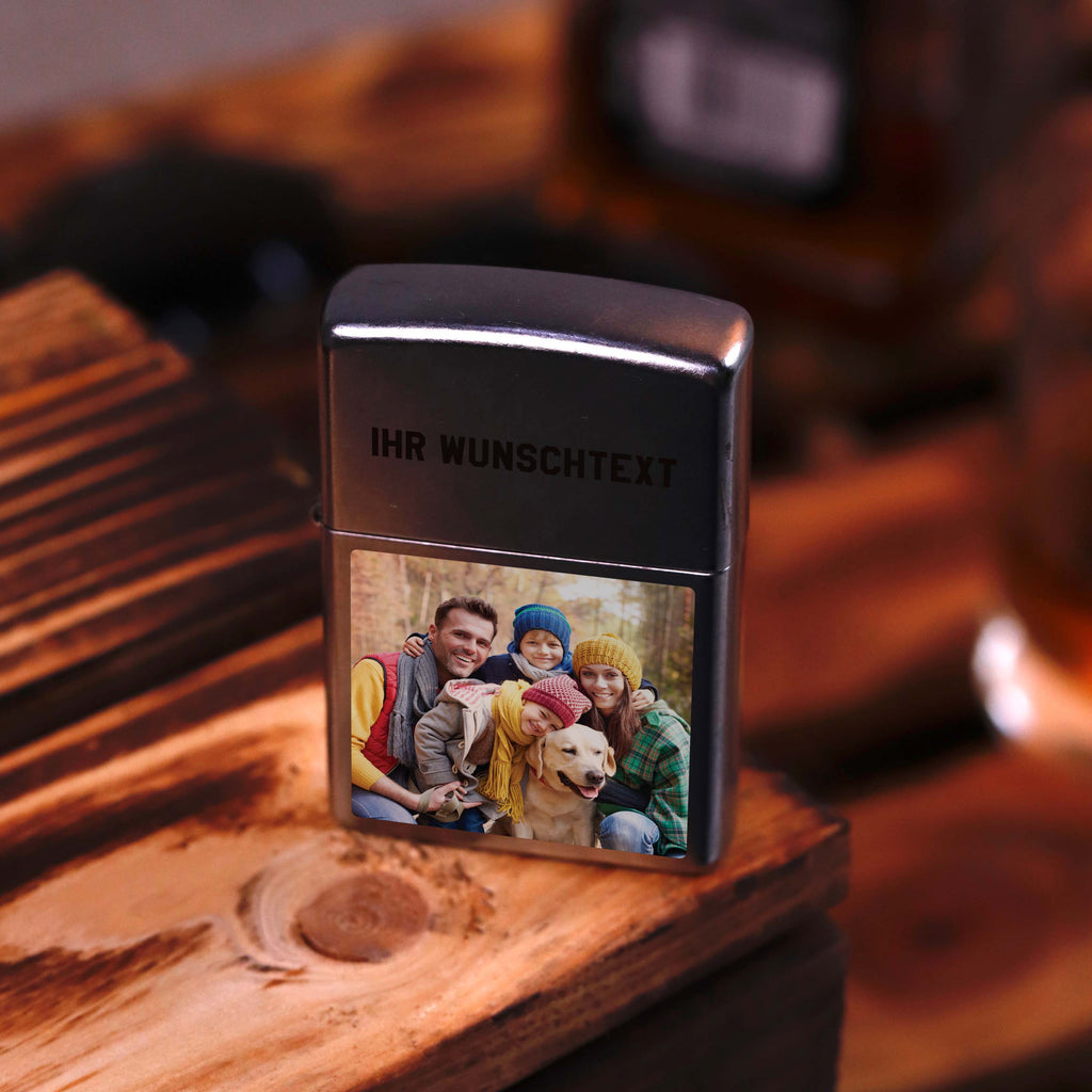 Personalisiertes Zippo Benzinfeuerzeug mit Foto - Farbfoto - Image 3
