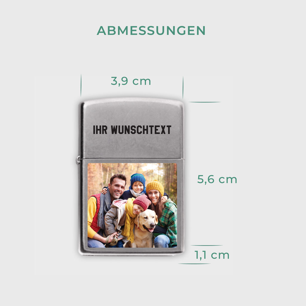 Personalisiertes Zippo Benzinfeuerzeug mit Foto - Farbfoto - Image 8