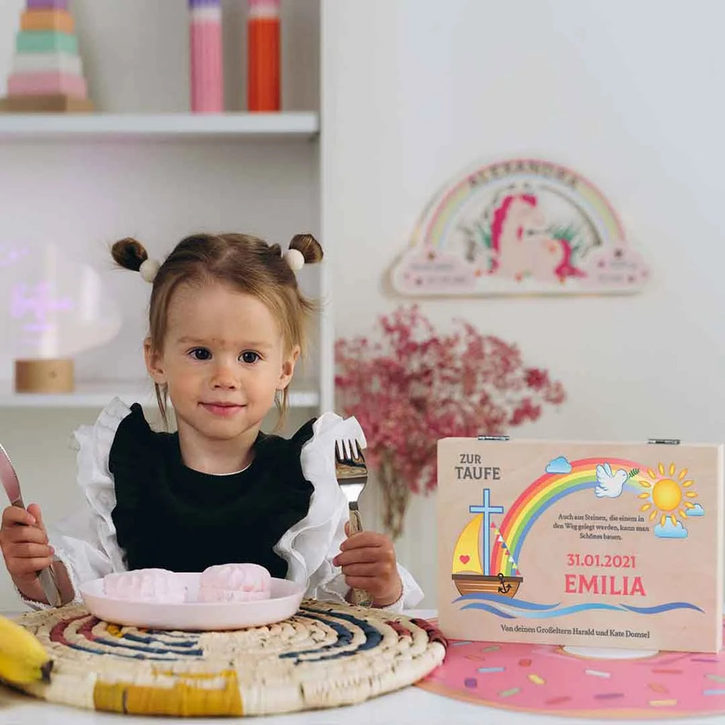 Kinderbesteck personalisiert mit Namen - Besteckset Nach der Sintflut - Image 4