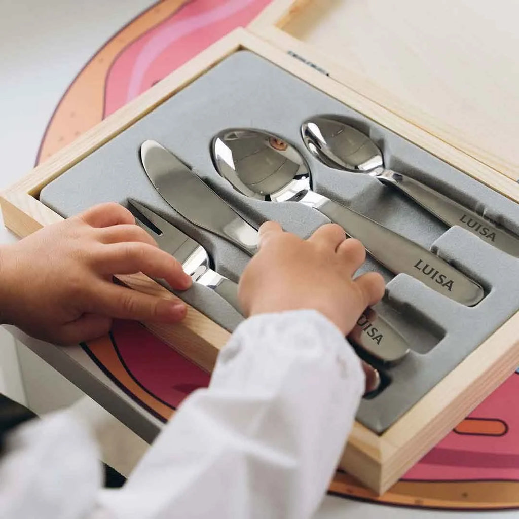 Kinderbesteck personalisiert mit Namen - Besteckset Nach der Sintflut - Image 8