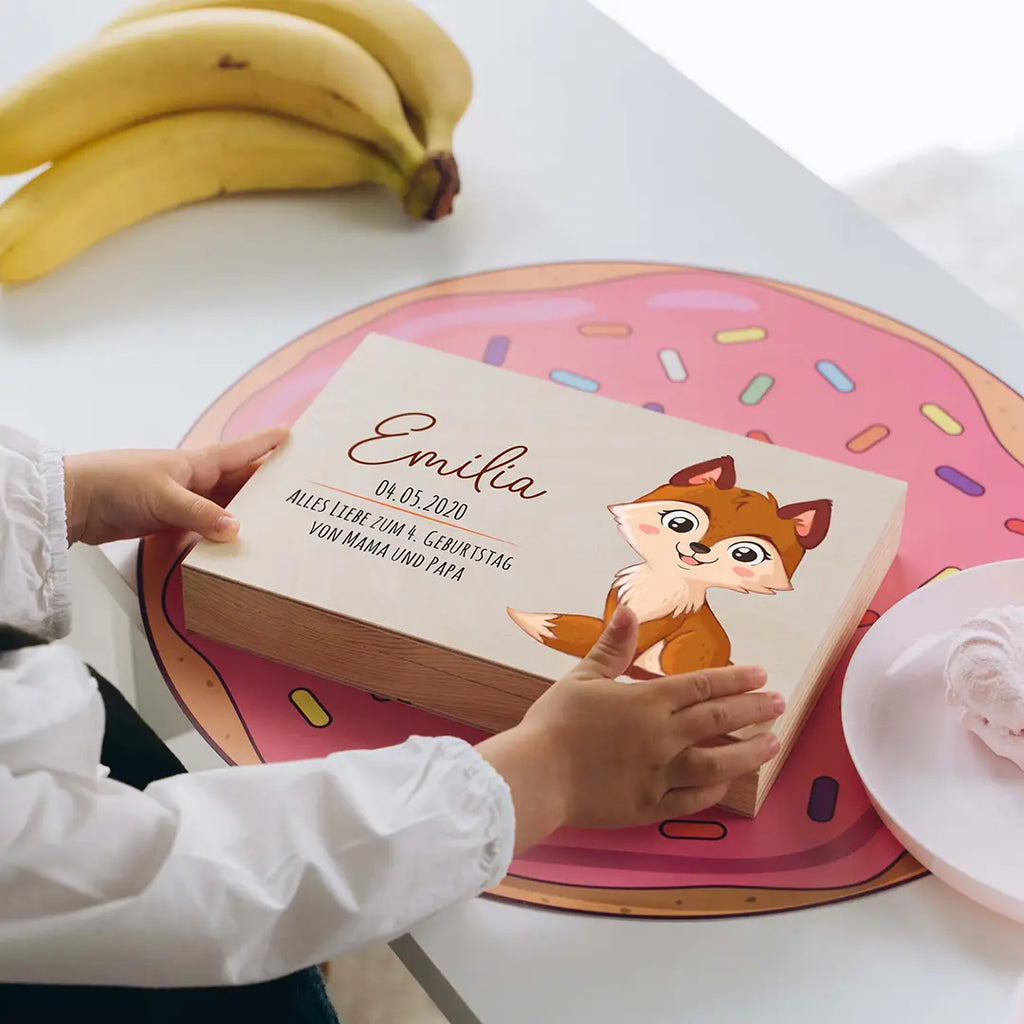 Kinderbesteck personalisiert mit Namen - Besteckset Fuchs Motiv - Image 4