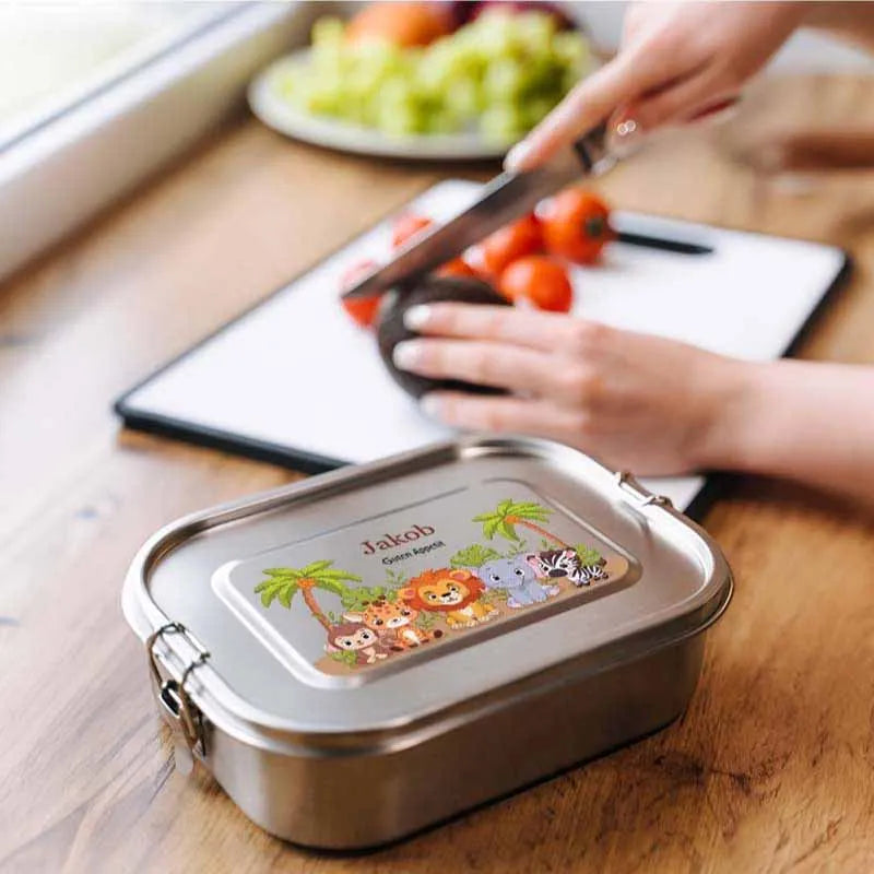 Personalisierte Brotdose - Safari  - 800-1400 ml - Image 6