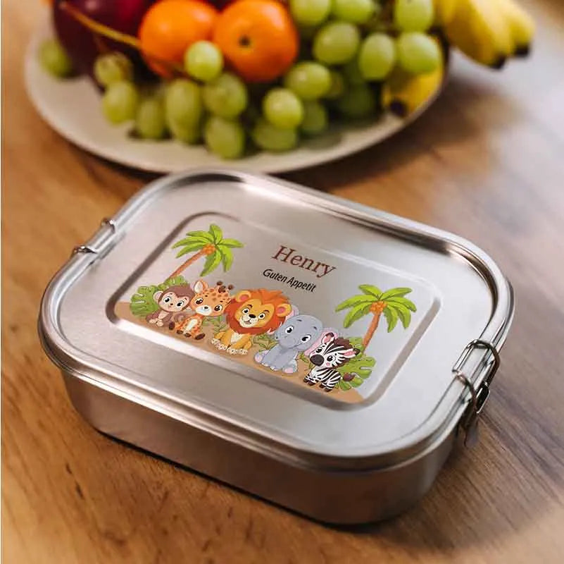 Personalisierte Brotdose - Safari  - 800-1400 ml - Image 4