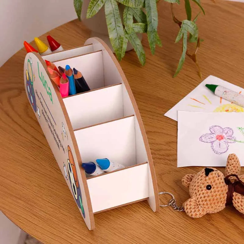 Personalisierter Schreibtisch Organizer für Kinder - Sport Motiv - Image 4