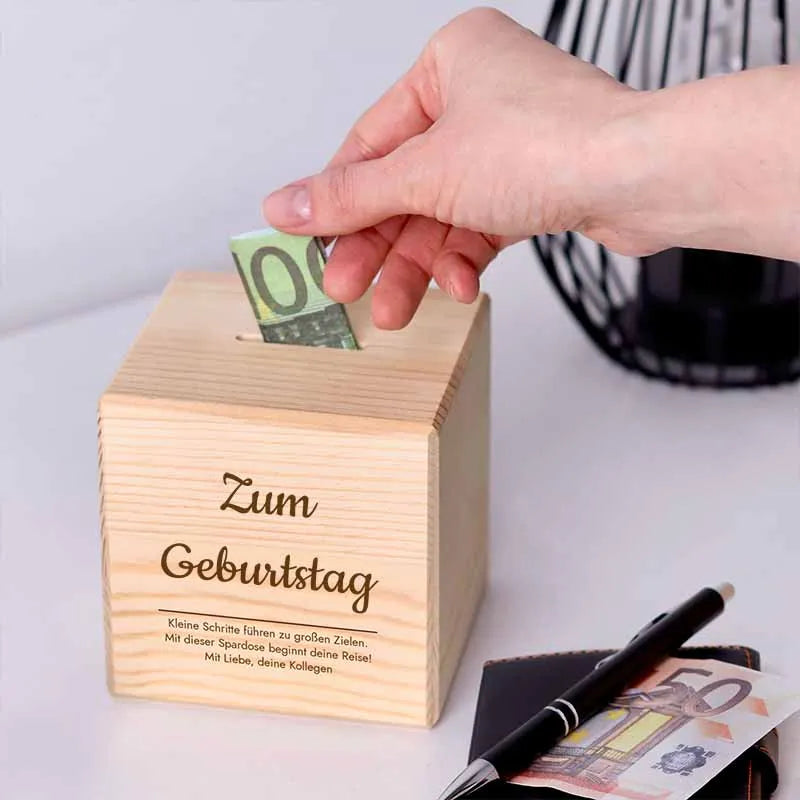 Personalisierte Spardose – Geschenke für Freunde