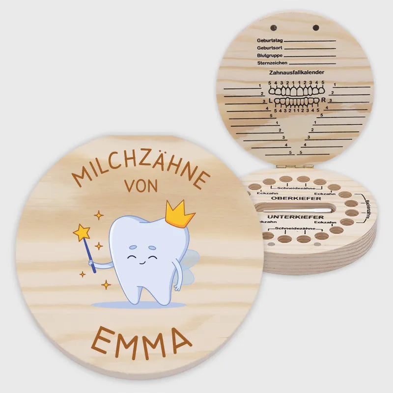 milchzähne richtig aufbewahren Milchzahndose personalisiert – Erinnerungsstück für Kinder