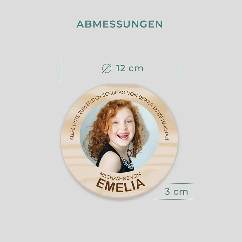 Personalisierte Milchzahndose – Holzbox mit Foto & Namen - Image 7