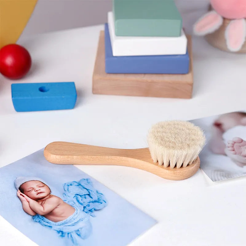 Personalisierte Haarbürste für Baby - Geschenk zur Geburt mit Foto, Name - Image 4