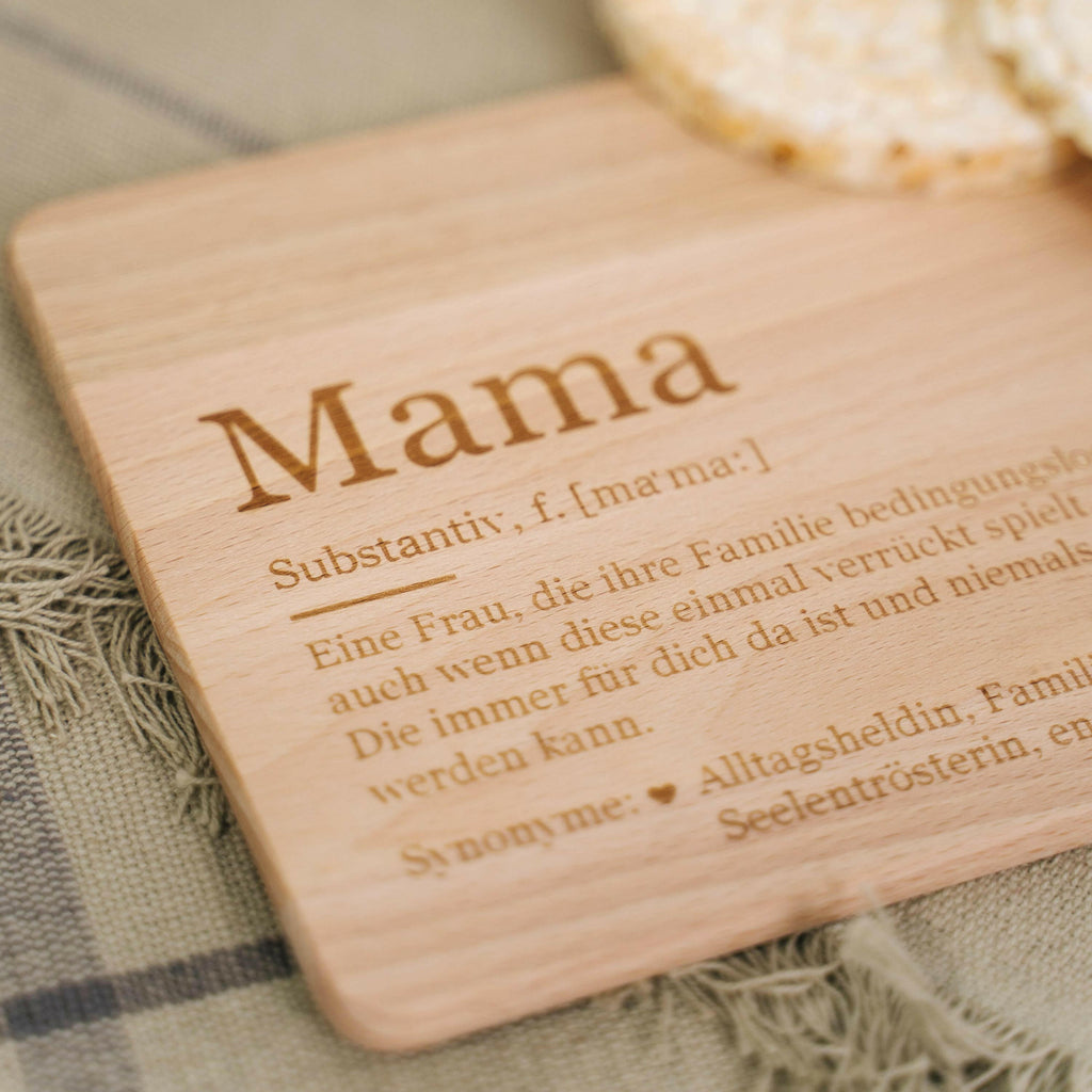 Frühstücksbrettchen aus Holz - Geschenk für Mama - Image 6