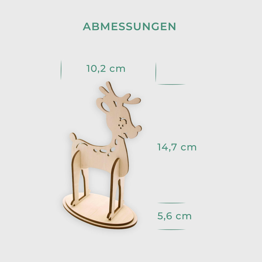 Weihnachtsfigur aus Holz.