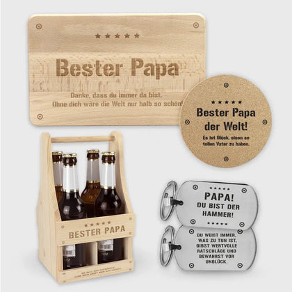 Geschenk-Set für Papa - Geschenk zum Vatertag mit Text - Image 1