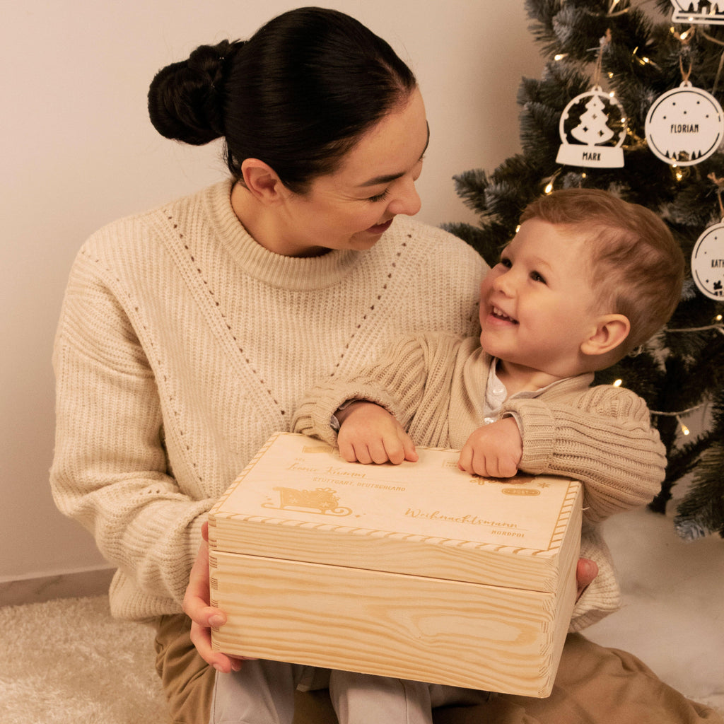 Erinnerungsbox - Personalisiert - Weihnachtsbrief Motiv.