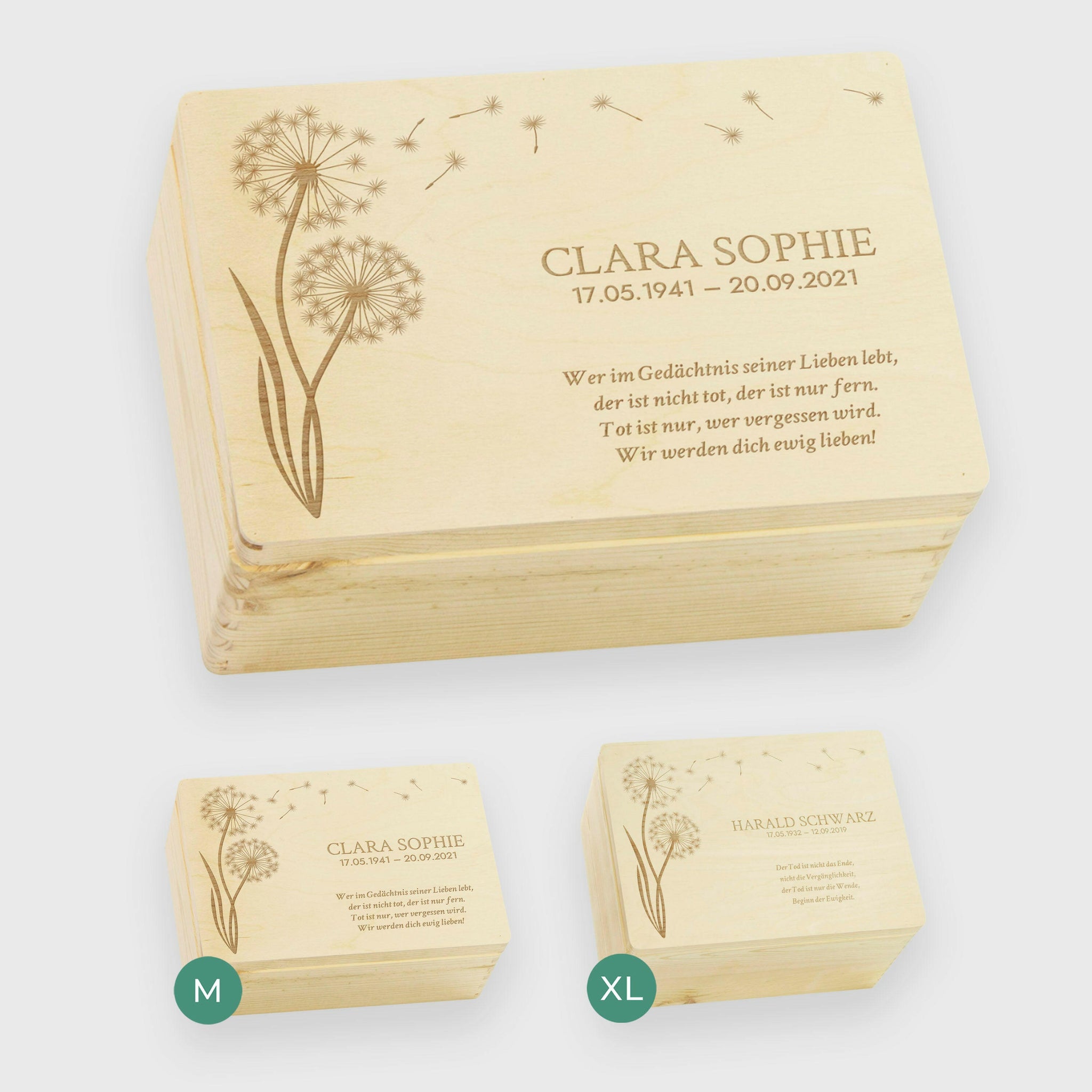 Gedenk-Bilderrahmen Für Verstorbene – Zeigt 2 Fotos (10x15 Cm), Drehbar