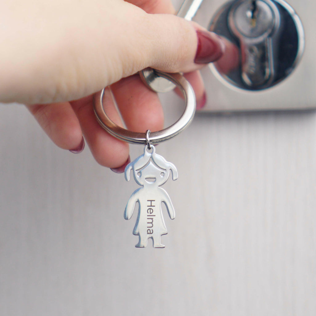 Zusätzliche Mädchenfigur für Schlüsselanhänger - Personalisiert - Image 5