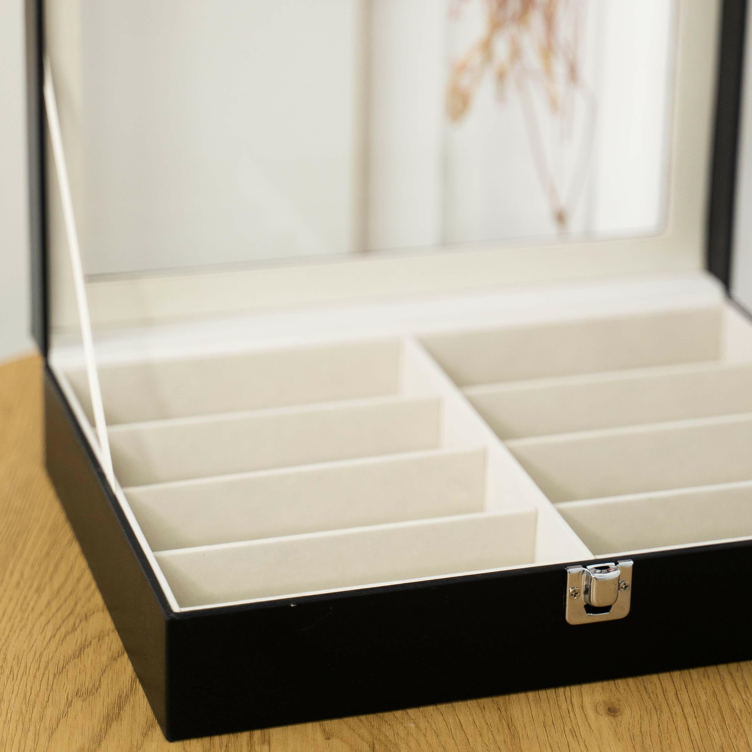 Brillenbox zur Aufbewahrung von 8 Brillen
