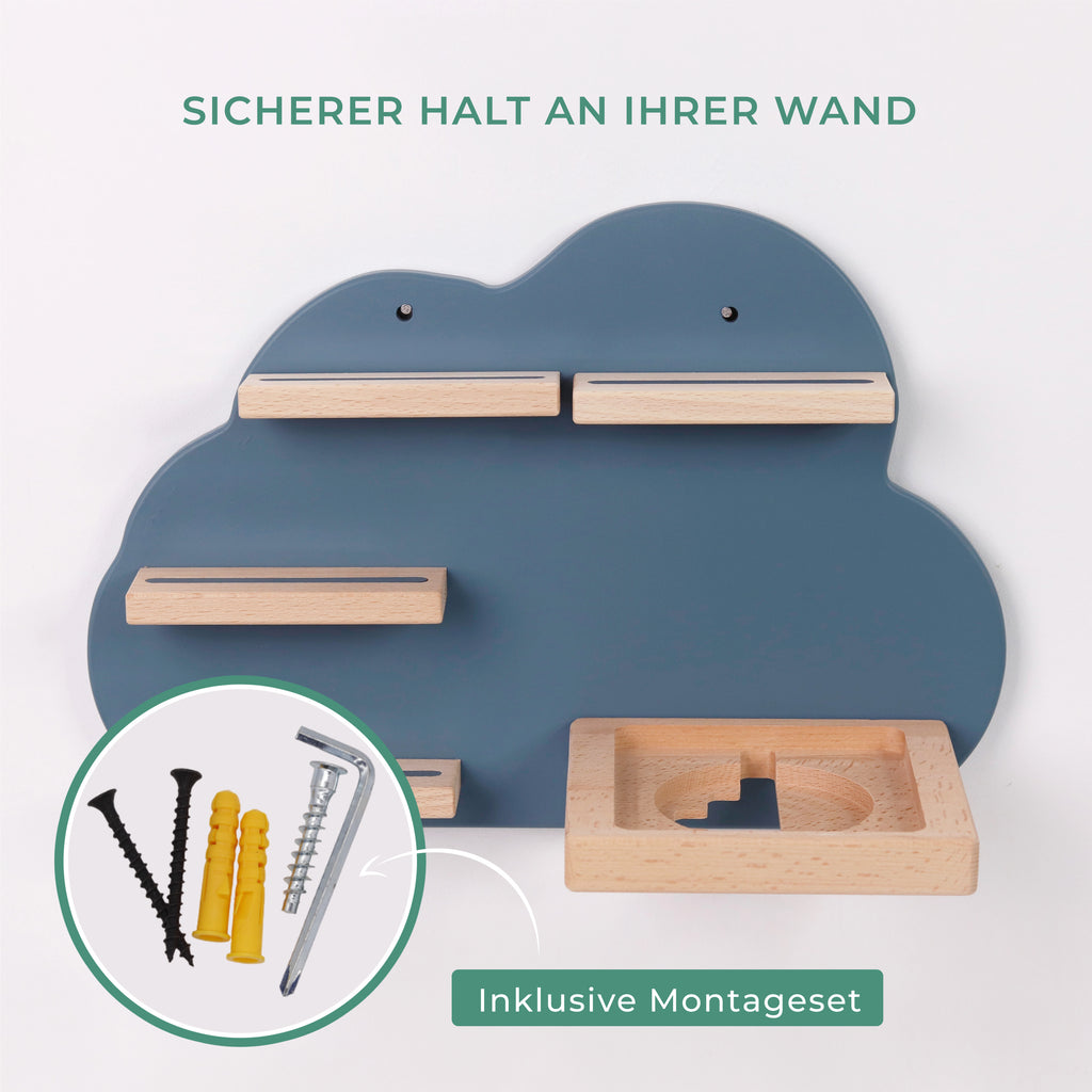 Tonie Regal Magnetisch für Toniebox & Tonie Hörfiguren Aufbewahrung - Wolke, FSC® - Image 7